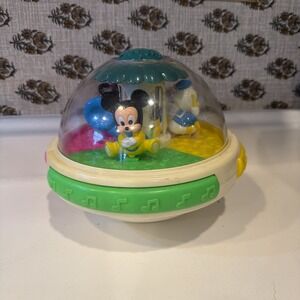 Disney Baby Roly Poly Musical Light Up Ball Toy Baby Mickey Minnie Donald